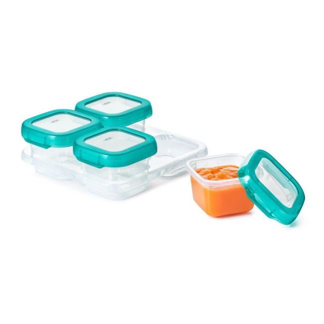 Recipiente din plastic pentru congelare alimente 4 x 120 ml tna61130000