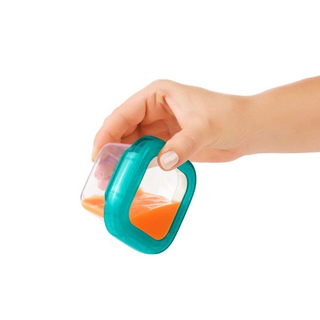 Recipiente din plastic pentru congelare alimente 4 x 120 ml tna61130000