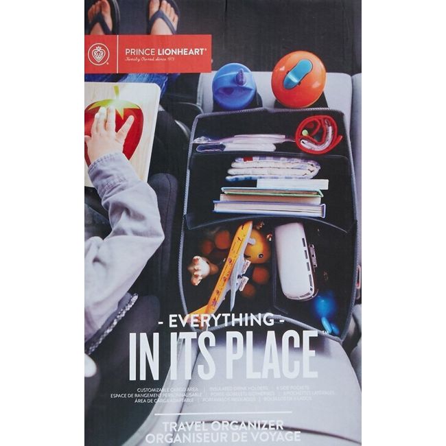 Organizator auto pentru bancheta prince lionheart negru  tna0350