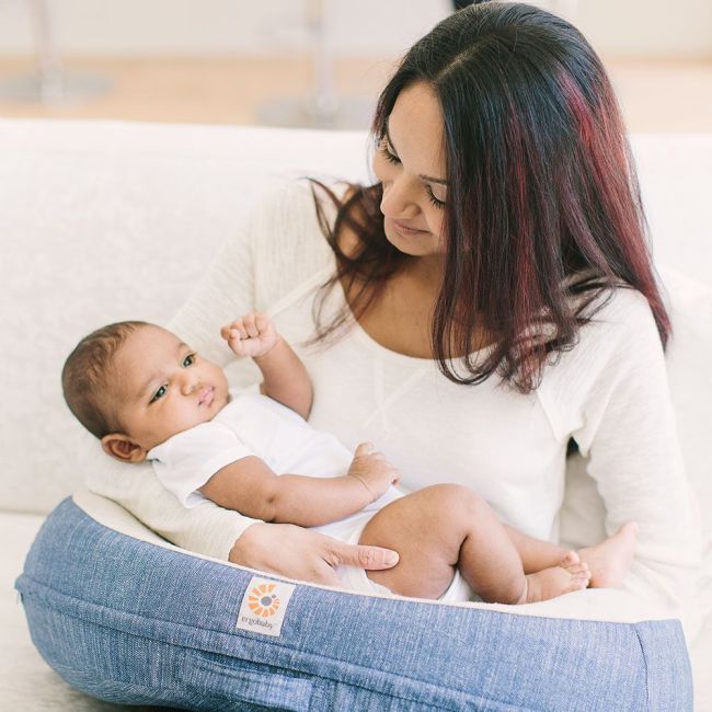 Perna de Alaptat Ergobaby Foam Vintage Blue - TNANPAVINTAGELD