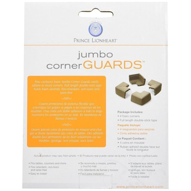 Protectii prince lionheart pentru colturi jumbo bej tna0097