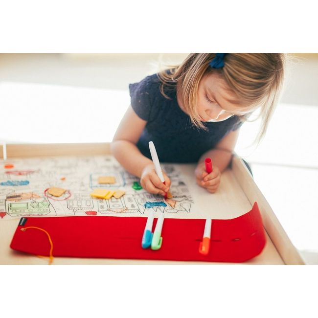 Set complet pentru desen cu plansa refolosibila din silicon zoo tna0406
