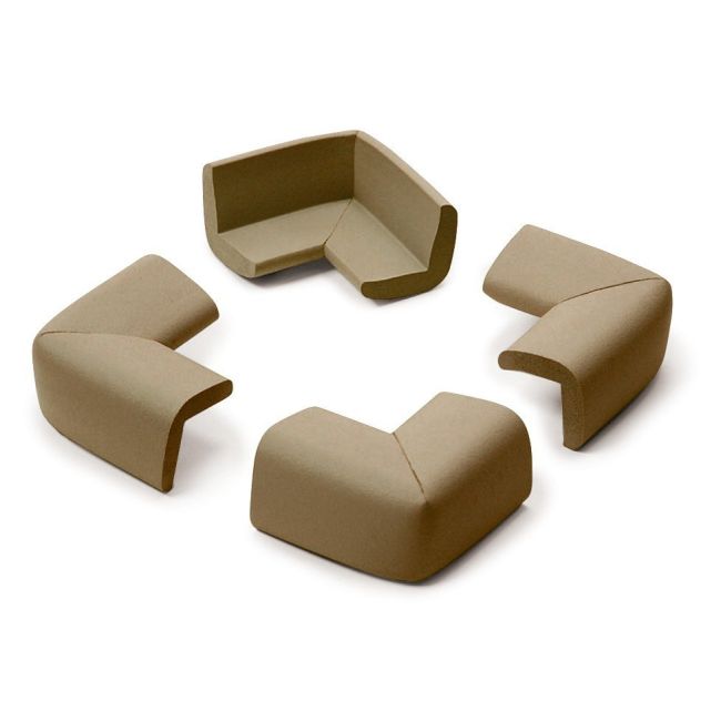 Set protectii din spuma moale pentru colturi prince lionheart maro tna0092
