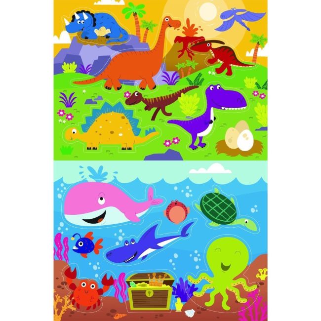 Set puzzle de baie prince lionheart ocean/dino tna7463