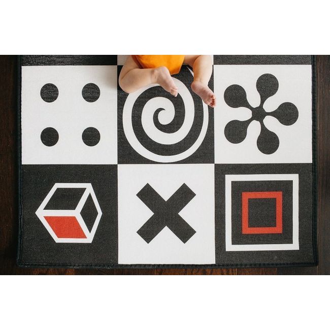 Covoras de joaca pentru copii prince lionheart geometric/ farm tna7770
