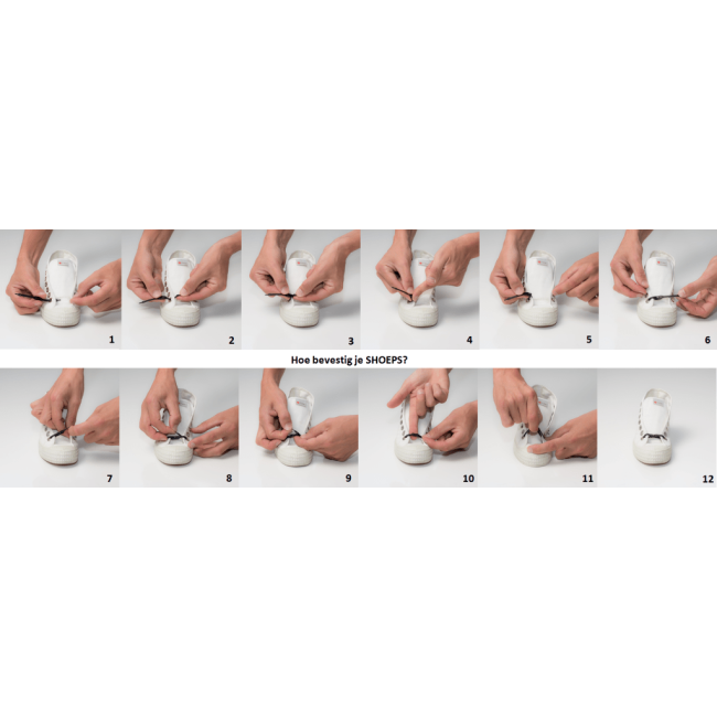 Sireturi elastice albe 14 buc tnash0392