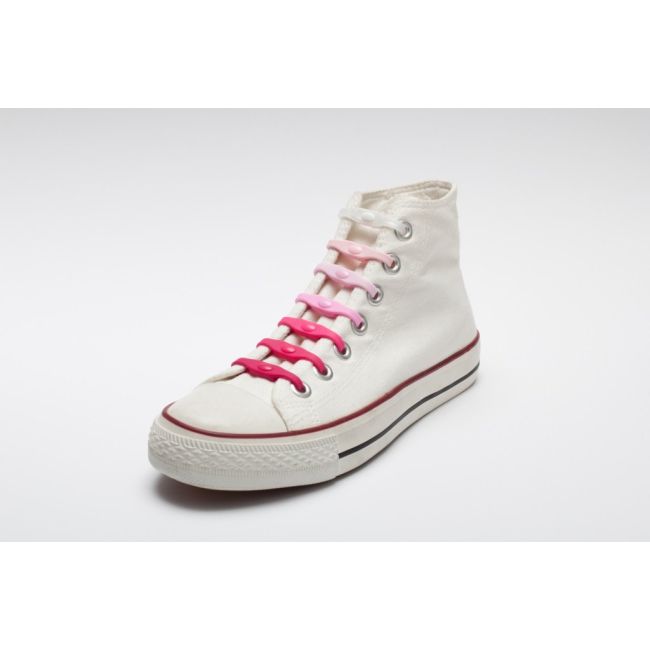 Sireturi elastice mix roz 14 buc tnash0613