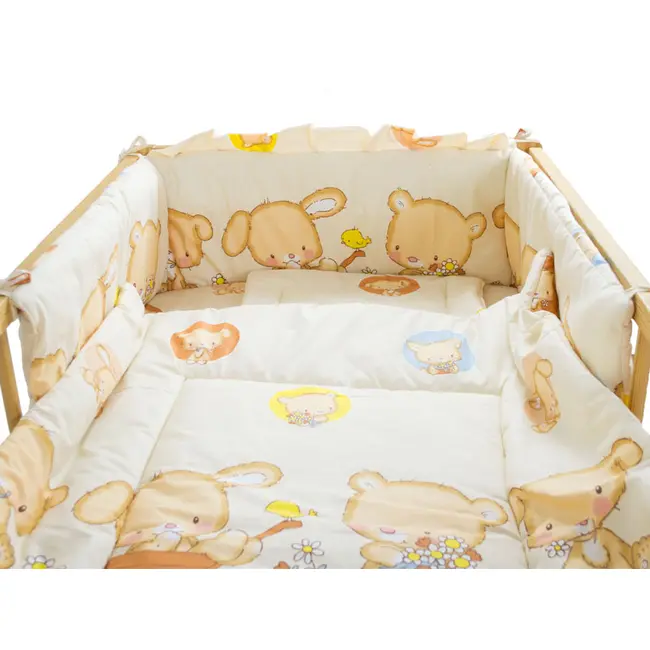 Lenjerie MyKids Mini Teddy Maro 4 Piese 140x70 - MYK00005908