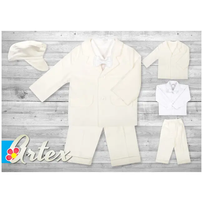 Costum elegant - Beige - Art029-beige.0-3 luni