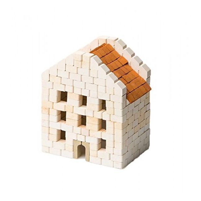 Kit constructie caramizi Wise Elk Banca 500 piese reutilizabile - SOLWS7025
