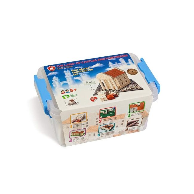 Kit constructie caramizi Wise Elk Banca 500 piese reutilizabile - SOLWS7025