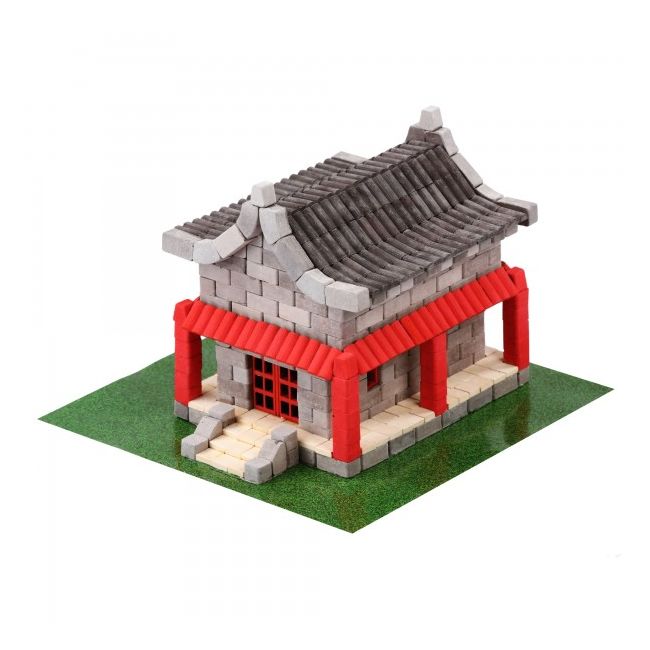 Kit constructie caramizi Wise Elk Casa chinezeasca 600 piese reutilizabile - SOLWS7035