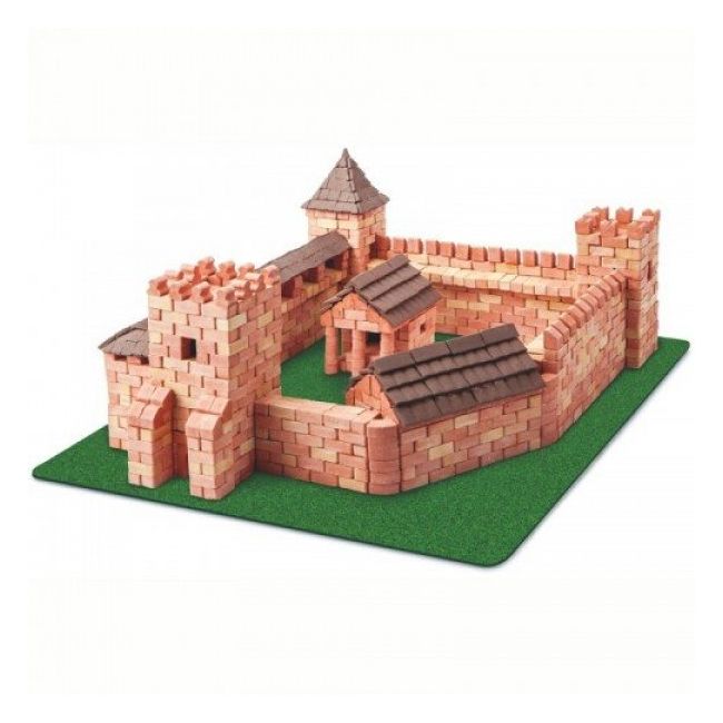Kit constructie caramizi Wise Elk Castel 1800 piese reutilizabile - SOLWS7017