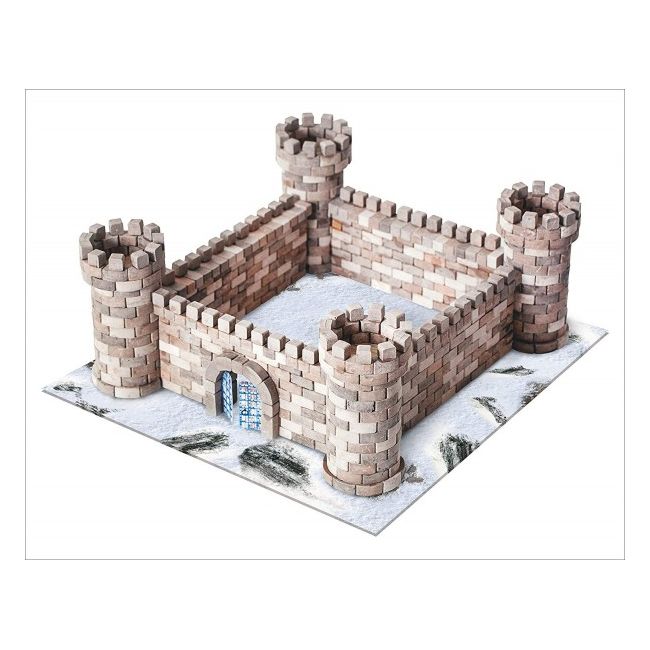 Kit constructie caramizi Wise Elk Castelul Cuib de Vulturi 870 piese reutilizabile - SOLWS7039