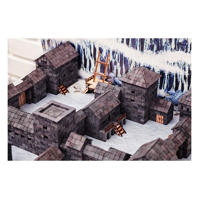 Kit constructie caramizi Wise Elk Castelul Negru 4300 piese reutilizabile - SOLWS7015