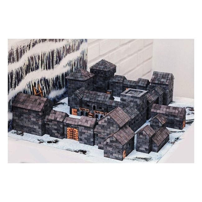 Kit constructie caramizi Wise Elk Castelul Negru 4300 piese reutilizabile - SOLWS7015