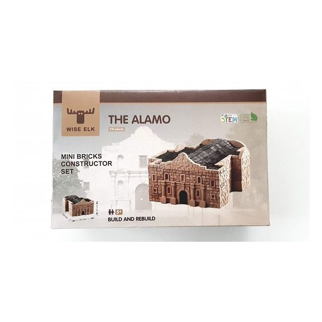 Kit constructie caramizi Wise Elk Fortareata Alamo 510 piese reutilizabile - SOLWS7049