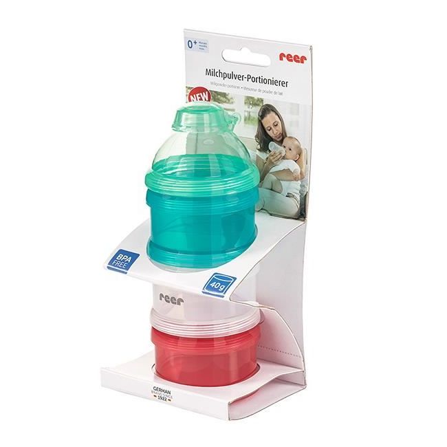 Recipient cu 3 compartimente pentru lapte praf REER 21012