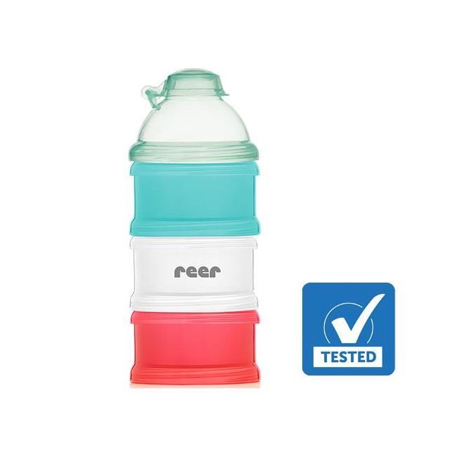 Recipient cu 3 compartimente pentru lapte praf REER 21012