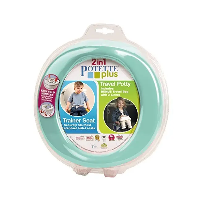 2 in 1 Potette Plus - olita portabila si reductor culoare turquoise - KDC7487561