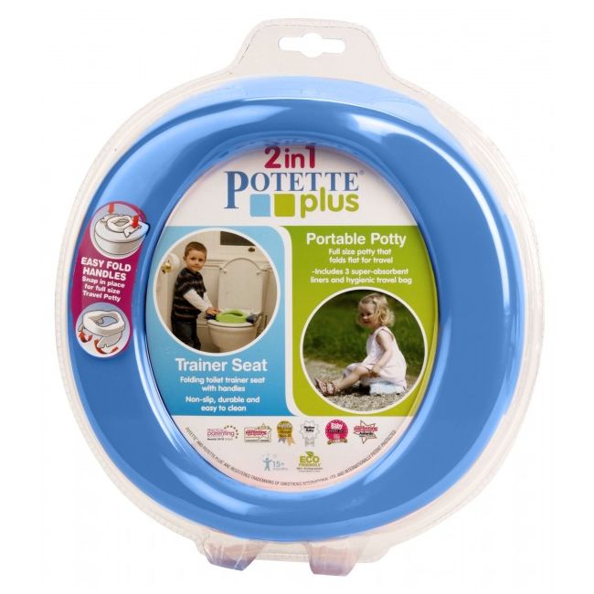 2 in 1 Potette Plus - olita portabila si reductor culoarea albastra - KDC7487485