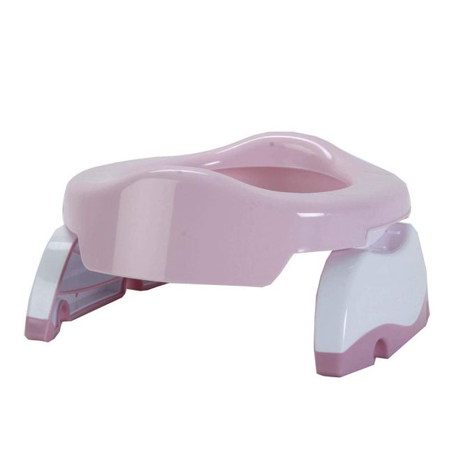 2 in 1 Potette Plus - olita portabila si reductor culoarea roz + alb - KDC7487666