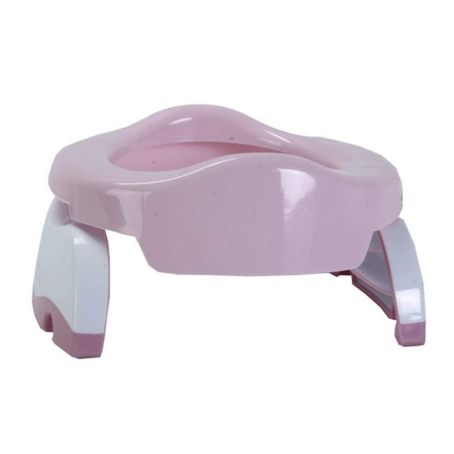 2 in 1 Potette Plus - olita portabila si reductor culoarea roz + alb - KDC7487666