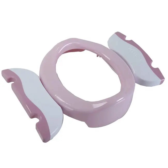 2 in 1 Potette Plus - olita portabila si reductor culoarea roz + alb - KDC7487666