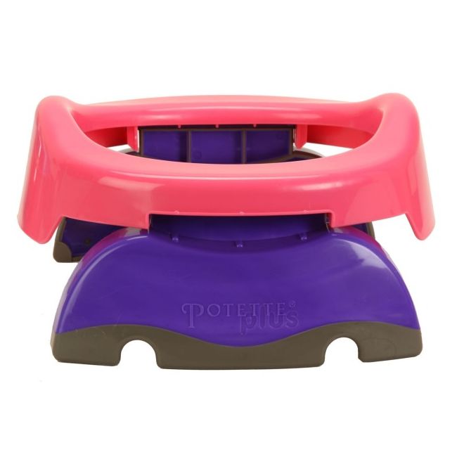 2 in 1 Potette Plus - olita portabila si reductor culoarea roz - KDC7487489