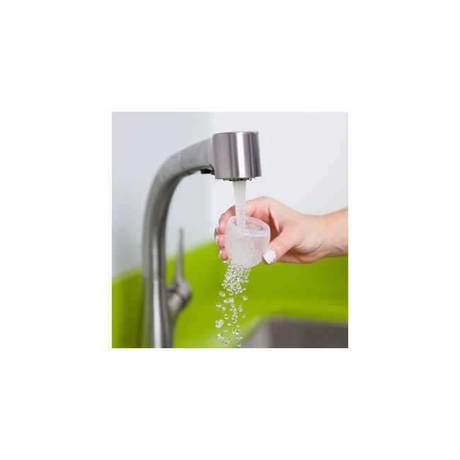 PACHET PROMO - PULP - dispozitiv de hranire din silicon culoare albastru+verde + Lingurita SQUIRT cu rezervor culoare verde - KDC7487635