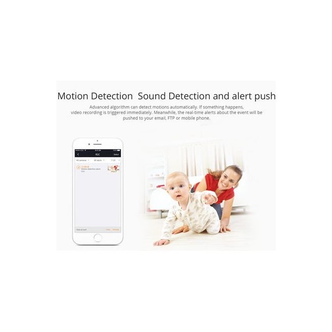 Foscam R2M Camera IP wireless, 1080P, Pan/Tilt, Infrarosu, Audio, P2P, pentru interior - CDN00031