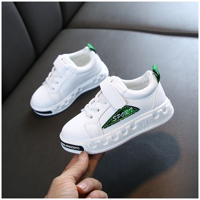 Adidasi albi pentru copii - Sport - MBYY-316-2-p12.Marimea 24