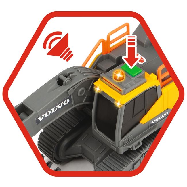 Excavator dickie toys volvo tracked excavator hubs203723005