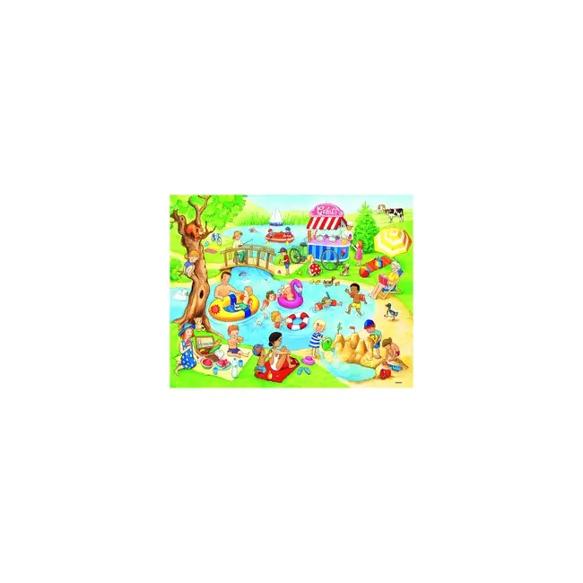 PUZZLE DISTRACTIE LA LAC, 2x24 PIESE - ARTRVSPC05057