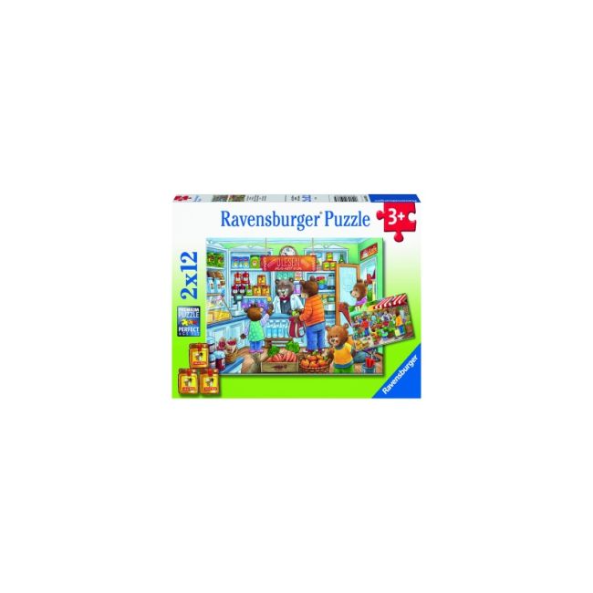 PUZZLE MAGAZIN ALIMENTAR, 2x12 PIESE - ARTRVSPC05076
