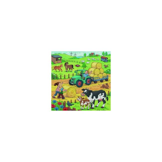 PUZZLE MUNCA LA FERMA, 3x49 PIESE - ARTRVSPC05078