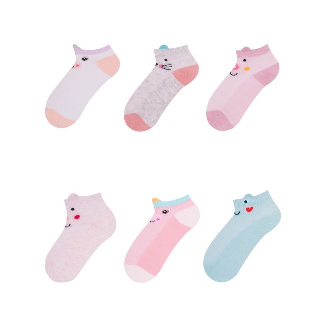 Sosete scurte cu animalute Jacquard SK-72