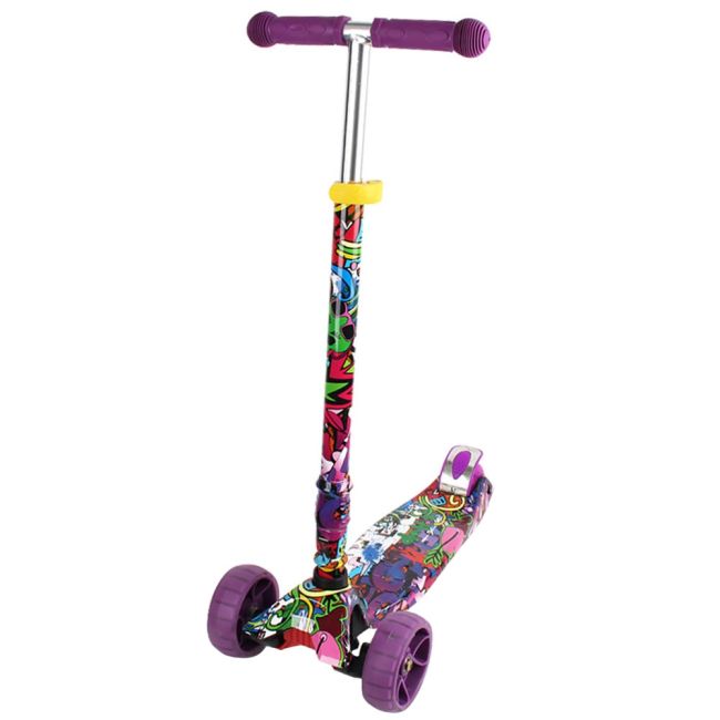 Trotineta chipolino croxer evo purple grafitti hubdscre0207pg