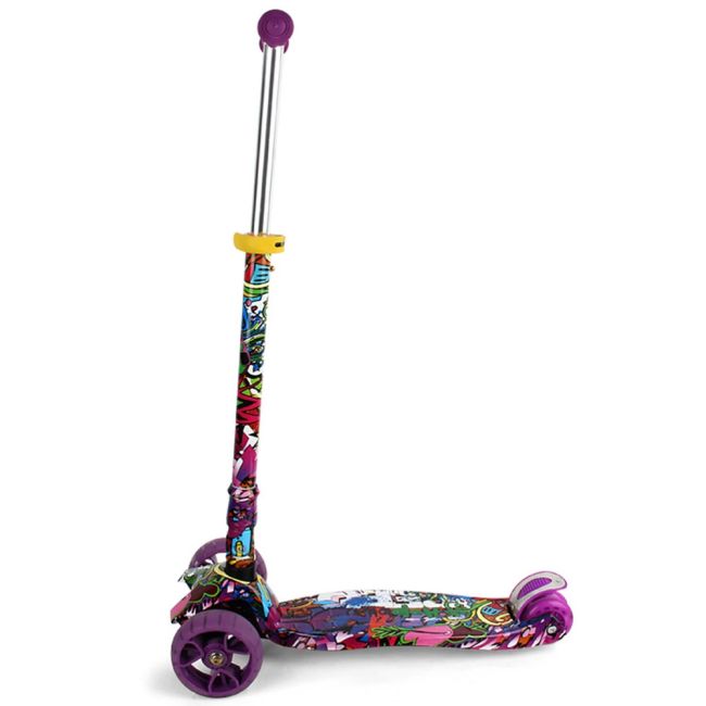 Trotineta chipolino croxer evo purple grafitti hubdscre0207pg