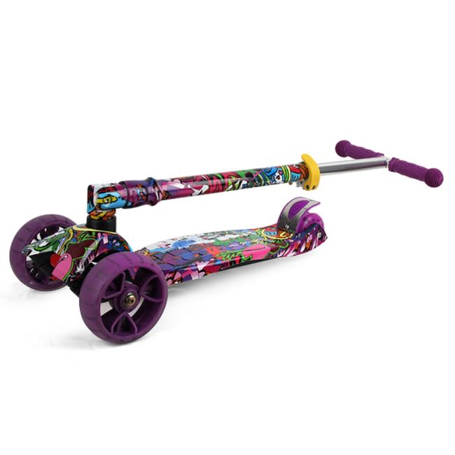 Trotineta chipolino croxer evo purple grafitti hubdscre0207pg