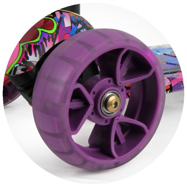Trotineta chipolino croxer evo purple grafitti hubdscre0207pg
