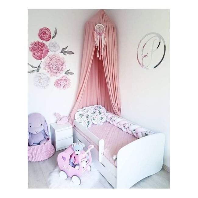 Baldachin Suspendat Multifunctional, Bumbac, 320x250 Cm, Pure Roz Pjb80052