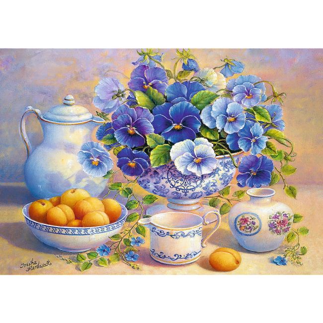 PUZZLE TREFL 1000 BUCHET ALBASTRU VIV10466
