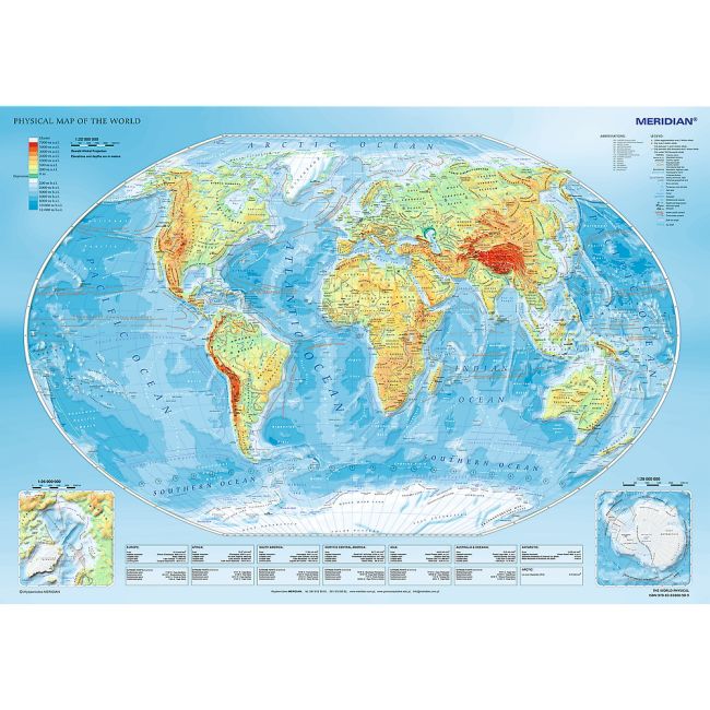 PUZZLE TREFL 1000 HARTA FIZICA A LUMII VIV10463