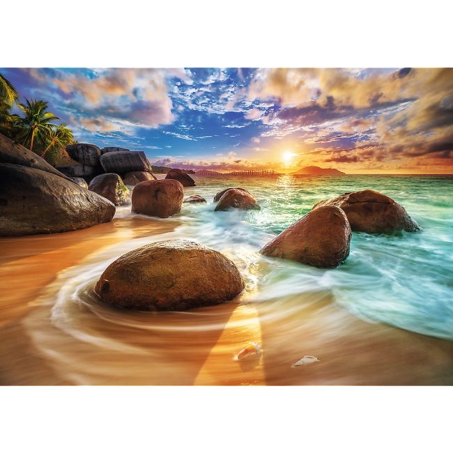 PUZZLE TREFL 1000 PLAJA SAMUDRA INDIA VIV10461