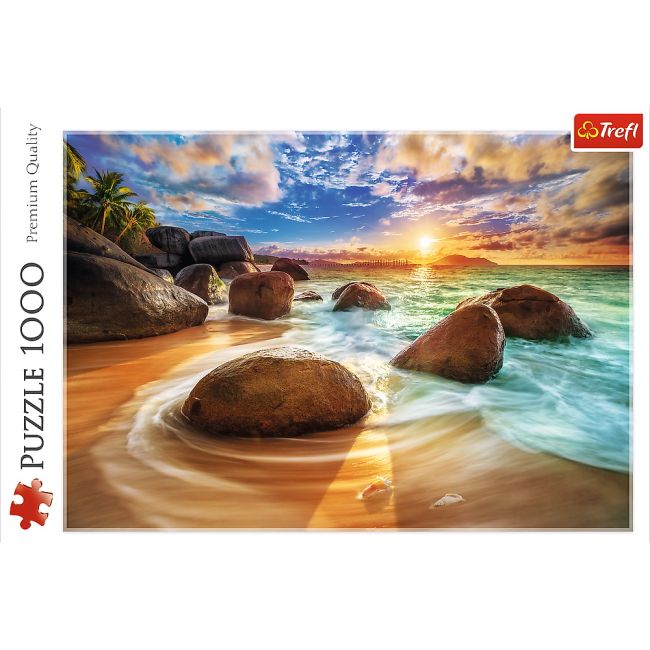 PUZZLE TREFL 1000 PLAJA SAMUDRA INDIA VIV10461