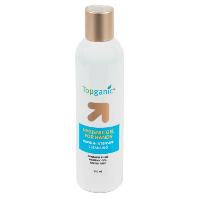 Gel igienic si dezinfectant pentru maini cu aloe Topganic, 250ml SUPnew_geigt