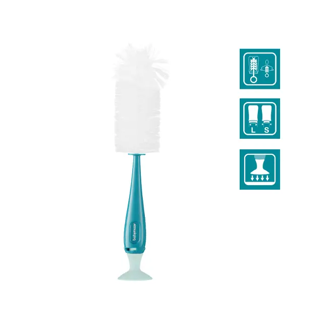 Babymoov - Perie biberoane 2 in 1 albastru BBBA006007