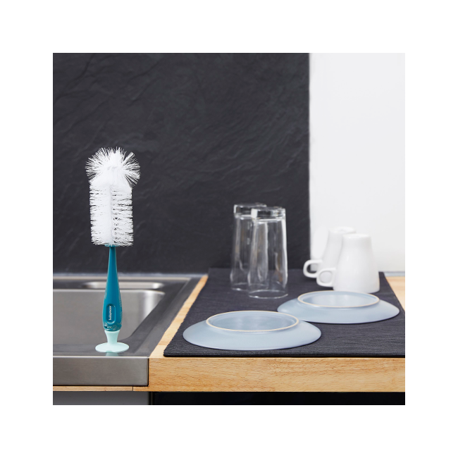 Babymoov - Perie biberoane 2 in 1 albastru BBBA006007