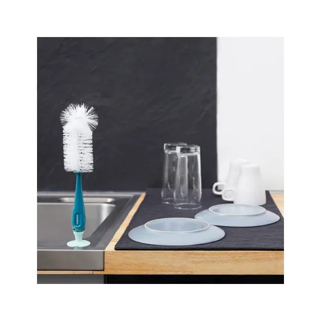 Babymoov - Perie biberoane 2 in 1 albastru BBBA006007